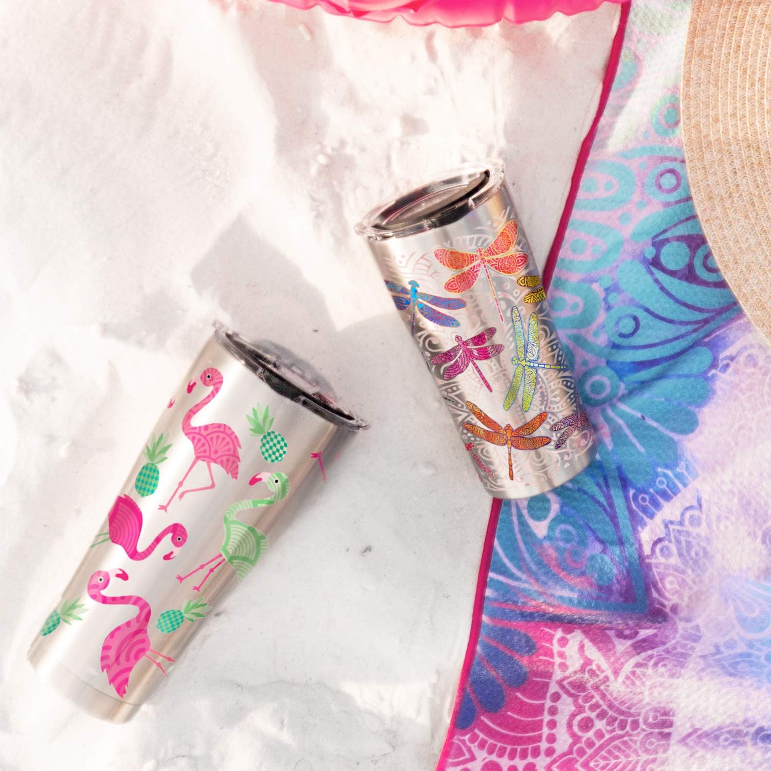 Tervis Disney – Vaso aislado de triple pared con aislamiento para el 25 aniversario de El extraño mundo de Navidad mantiene las bebidas frías y