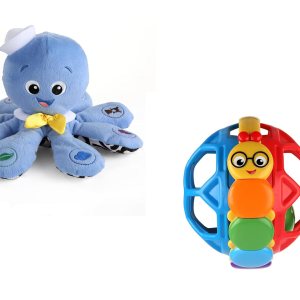 Baby Einstein Peluche de Octoplush y bola flexible de Baby Einstein Baby Einstein Peluche de Octoplush y bola flexible de Baby Einstein