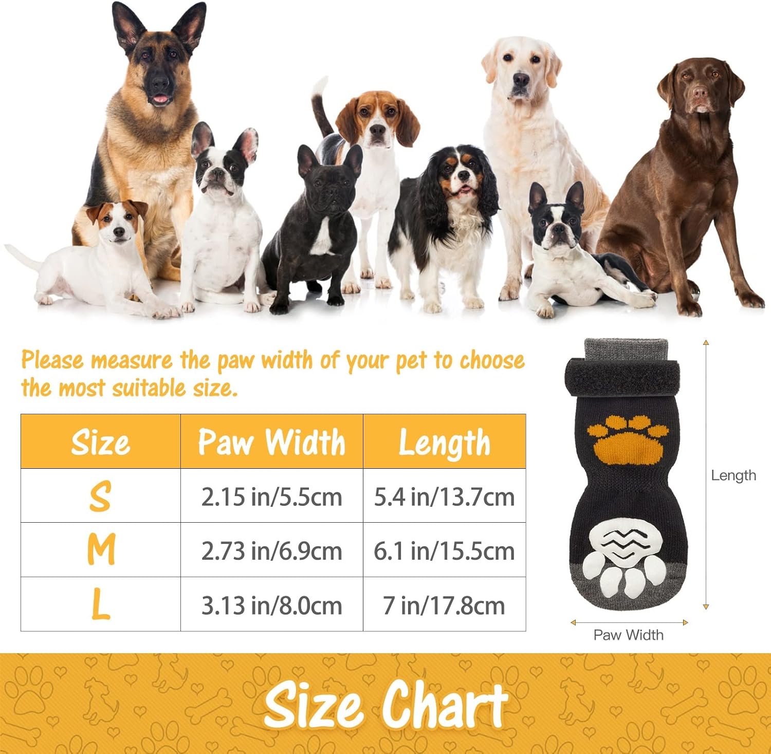 Calcetines antideslizantes para perros con pinzas para evitar lamer patas para suelos de madera dura, zapatos antideslizantes, 3 pares de botines,