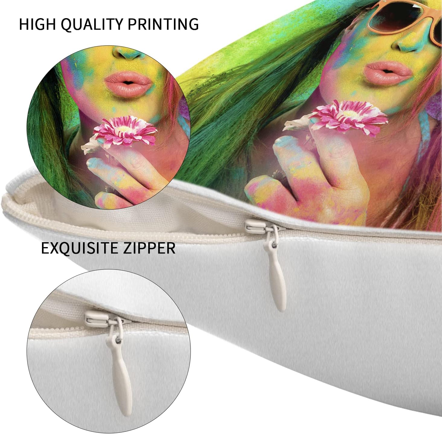 Easycosy Almohada personalizada con texto de imagen, funda de almohada personalizada, funda de almohada personalizada, regalo de recuerdo de amor de