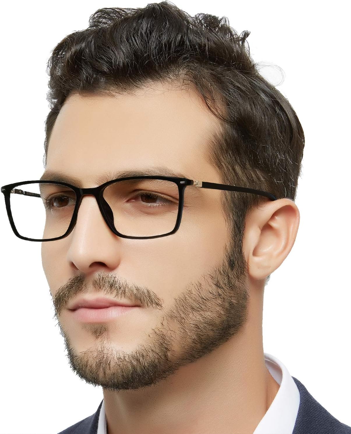 MARE AZZURO Gafas de lectura para hombre 6.0 elegantes y duraderas para lectores 6.0 x 6.00 para hombre 600