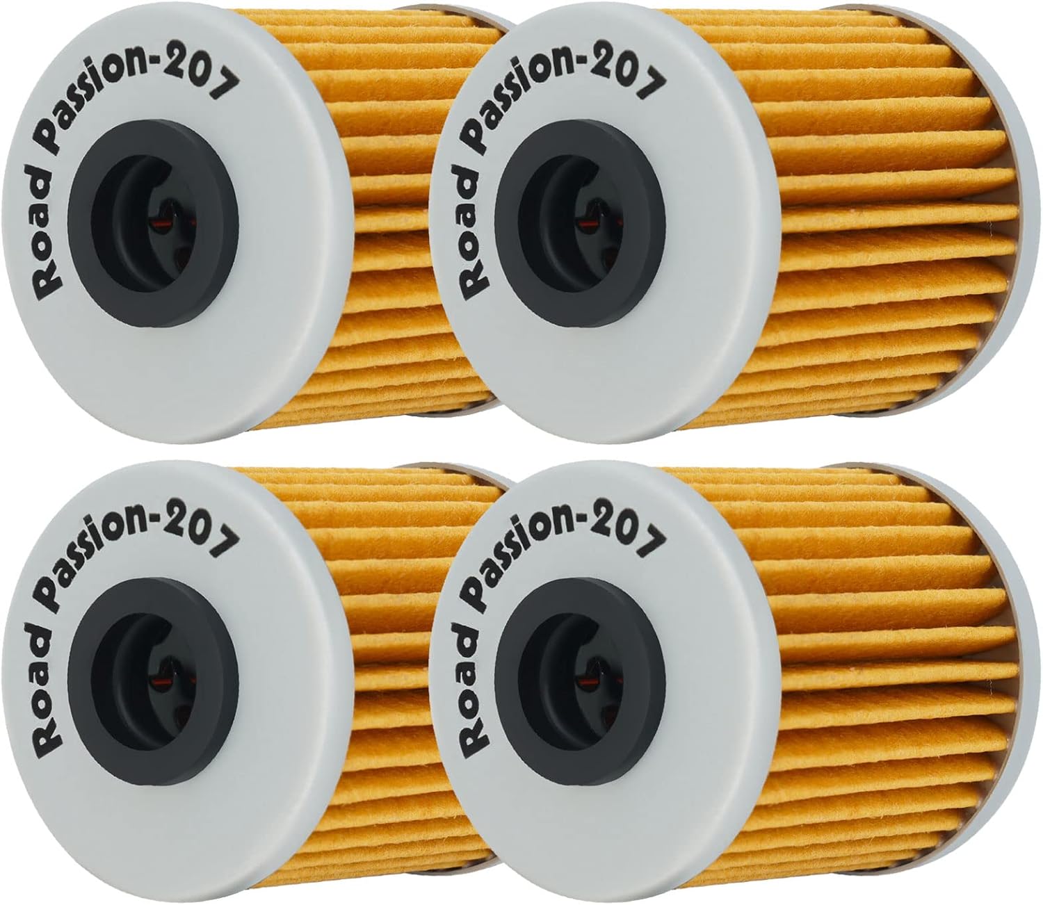 Road Passion Filtro de aceite de alto rendimiento para KAWASAKI KX250 2006-2008KX250F 249 2004-2017KX450F 449 2016-2017 (paquete de 4)