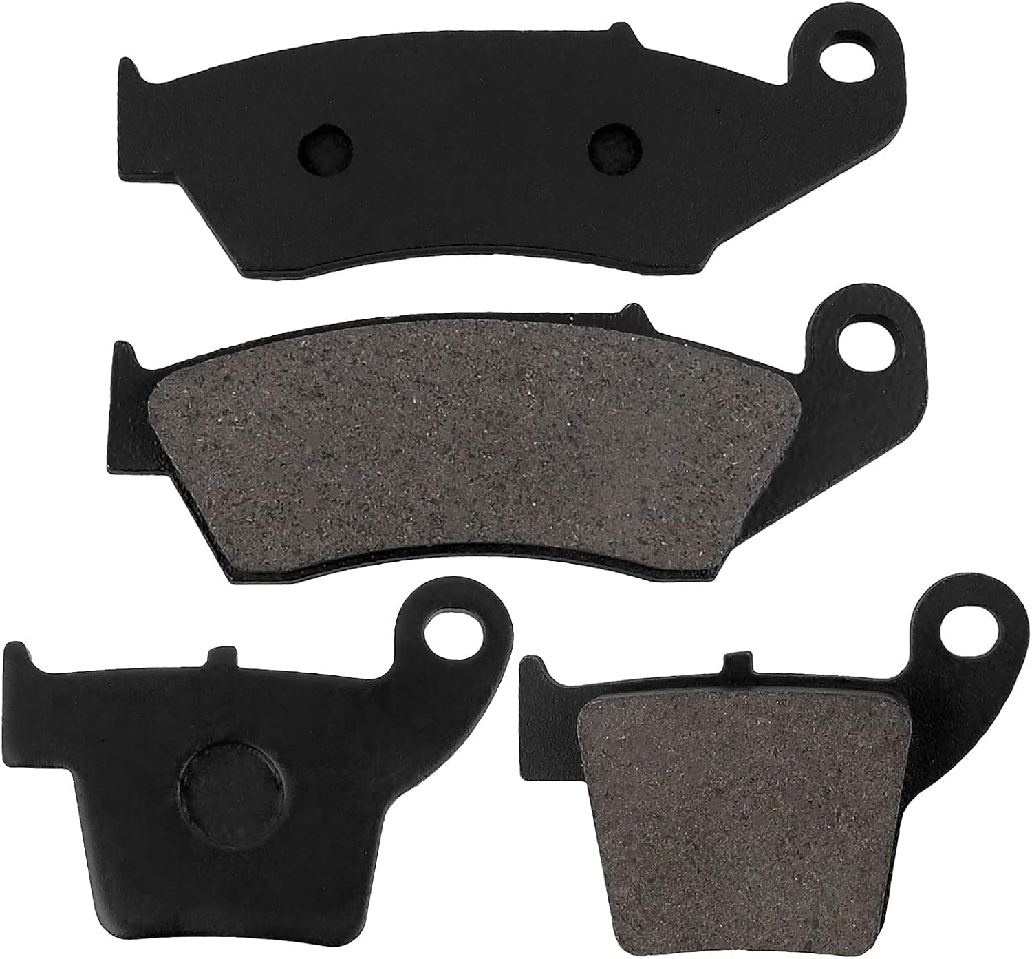 SOLLON Pastillas de freno delanteras y traseras para Honda CR125R 2002-2007, CR250R 2002-2007, CRF250RCRF250X 2004-2017, CRF450RX 2017, CRF450X