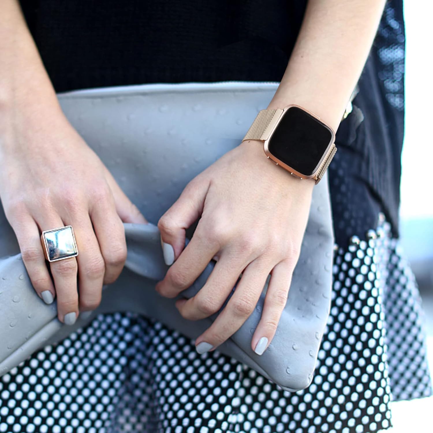 Correa de repuesto para Fitbit Versa 2 correas para mujeres y hombres, correa de repuesto magnética ajustable para Fitbit Versa 2  Fitbit VersaVersa