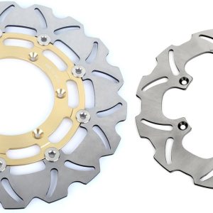 TARAZON Rotores de disco de freno delantero y trasero para Suzuki DRZ400SM 2005-2021 DRZ400 SM DRZ 400 SM TARAZON Rotores de disco de freno delantero y trasero para Suzuki DRZ400SM 2005-2021 DRZ400 SM DRZ 400 SM