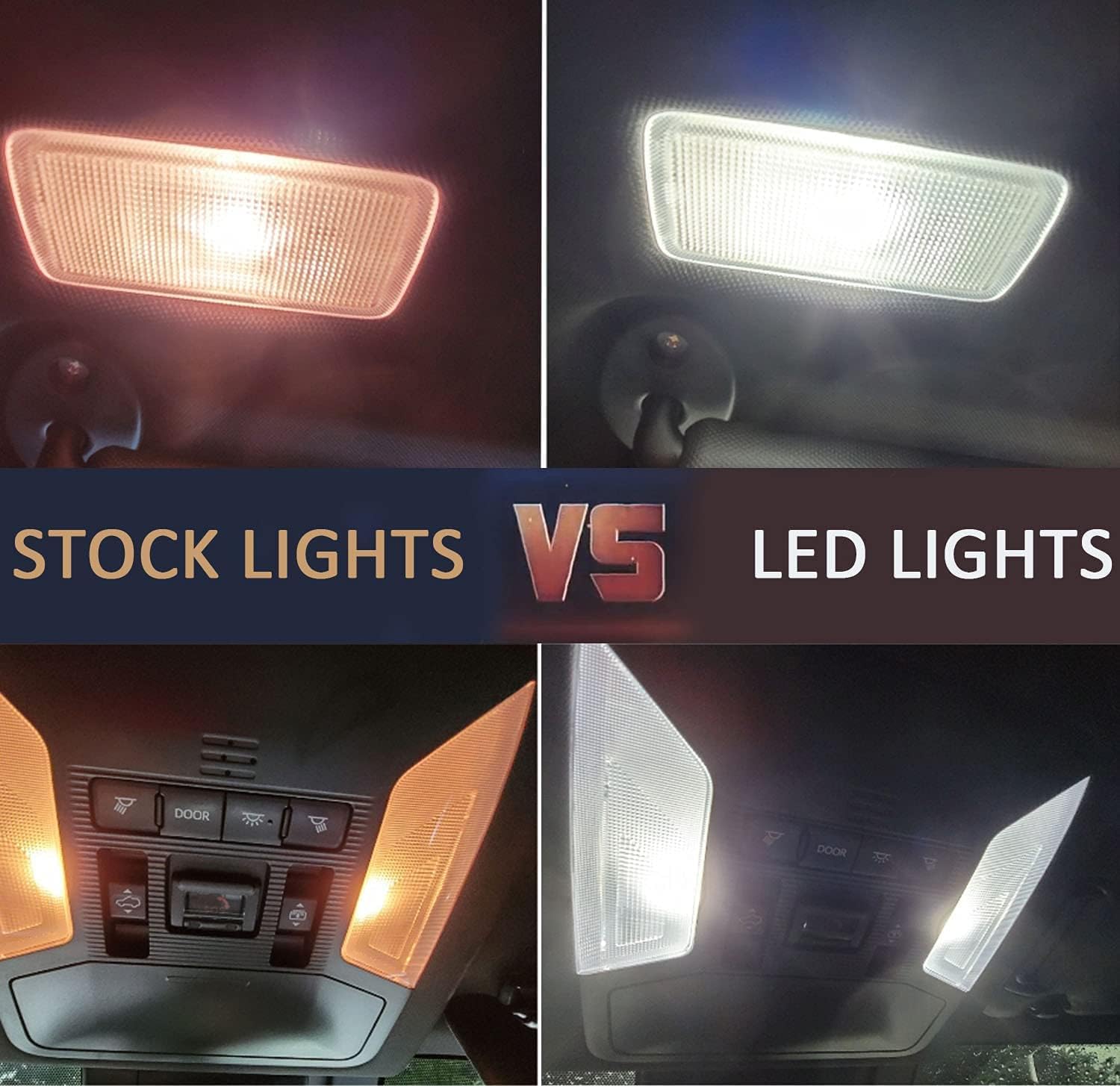 9 luces LED interiores F150 para Ford F-150 2009 2010 2011 2012 2013 2014 súper brillante 6000K mapa cúpula de carga guantera placa F-150 kit de