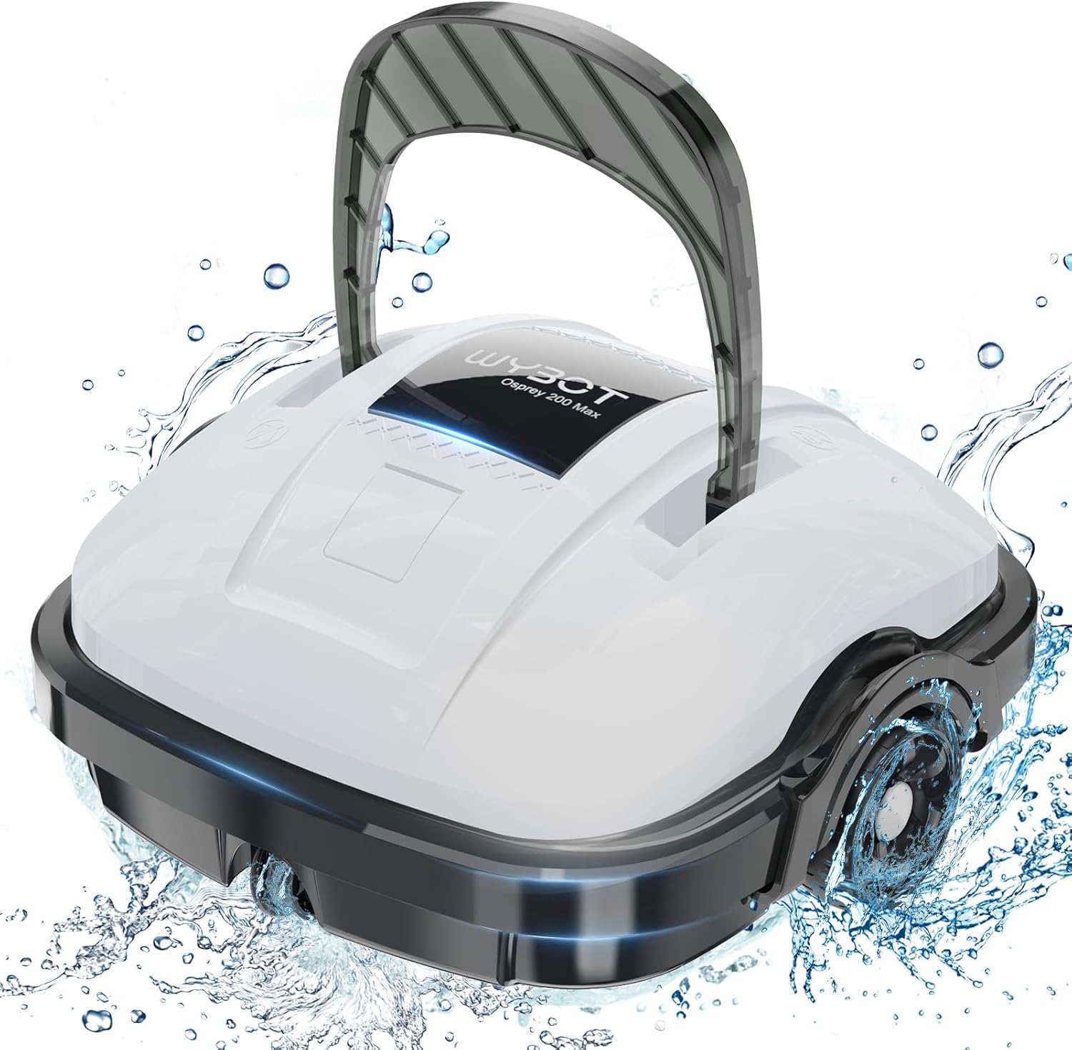 WYBOT Osprey 200Max – Aspiradora inalámbrica para piscina con batería actualizada de hasta 100 minutos de funcionamiento, limpiador robótico de