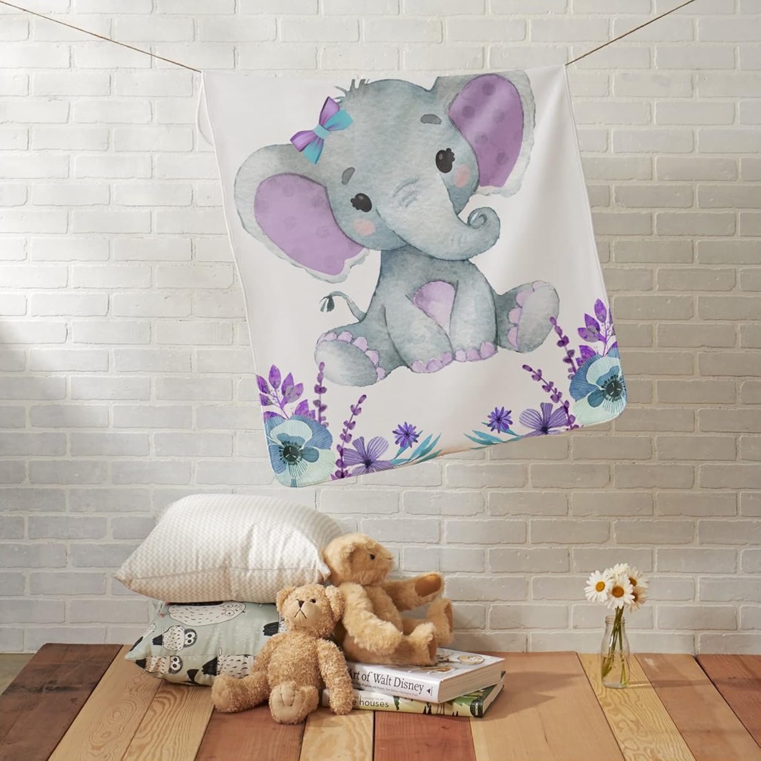 Seamaid Manta de bebé personalizada con nombre, mantas de bebé personalizadas para niñas, mantas personalizadas con nombre de bebé, manta de bebé de
