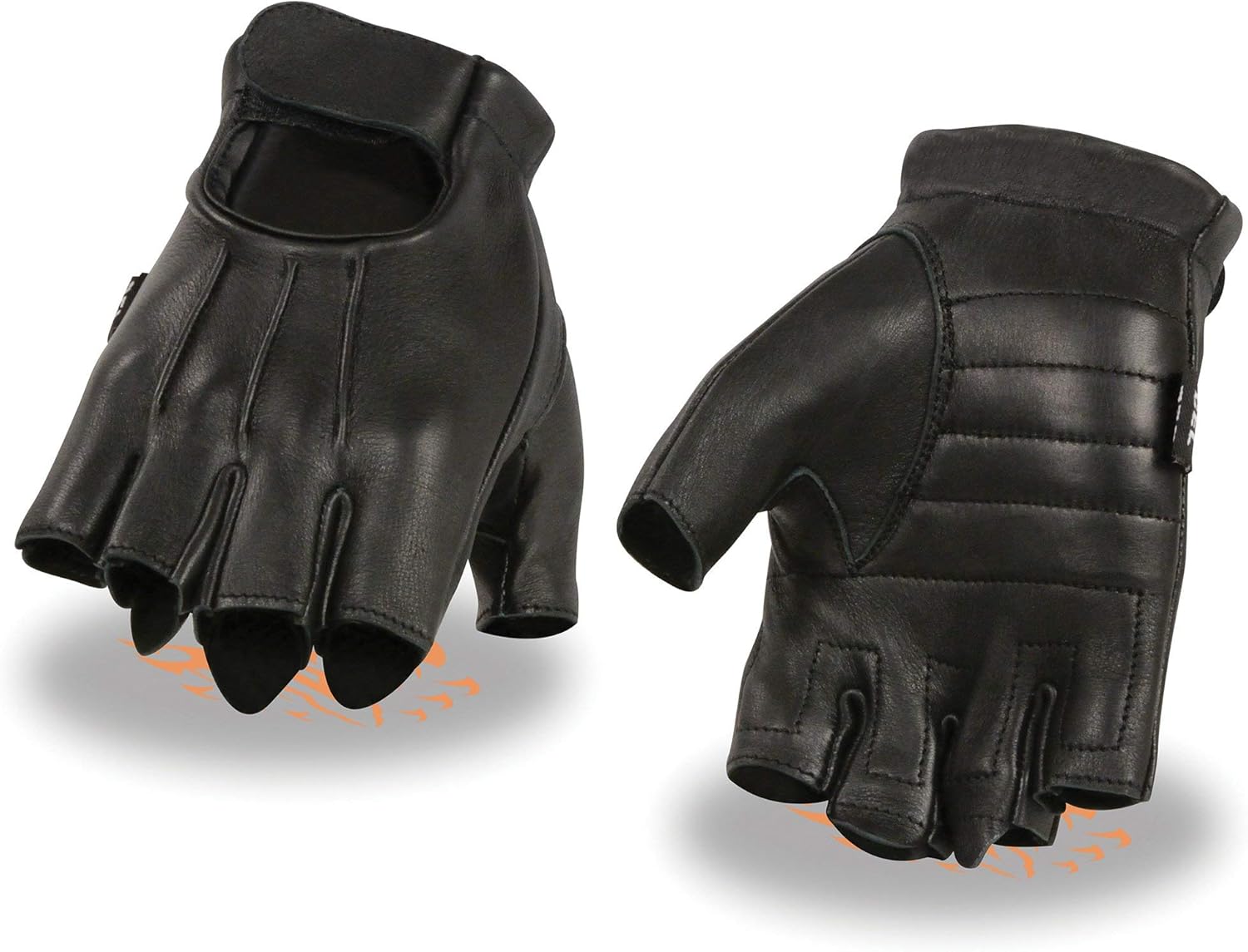 ShaF Internacional de los hombres Deerskin Fingerless Guantes