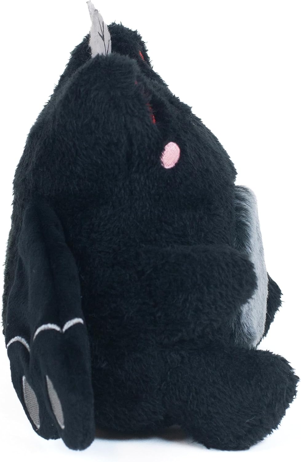 Cuddle Barn PlushGoals – Mothman Wawa The Froggie – Peluche negro suave de rana kawaii, 6 pulgadas