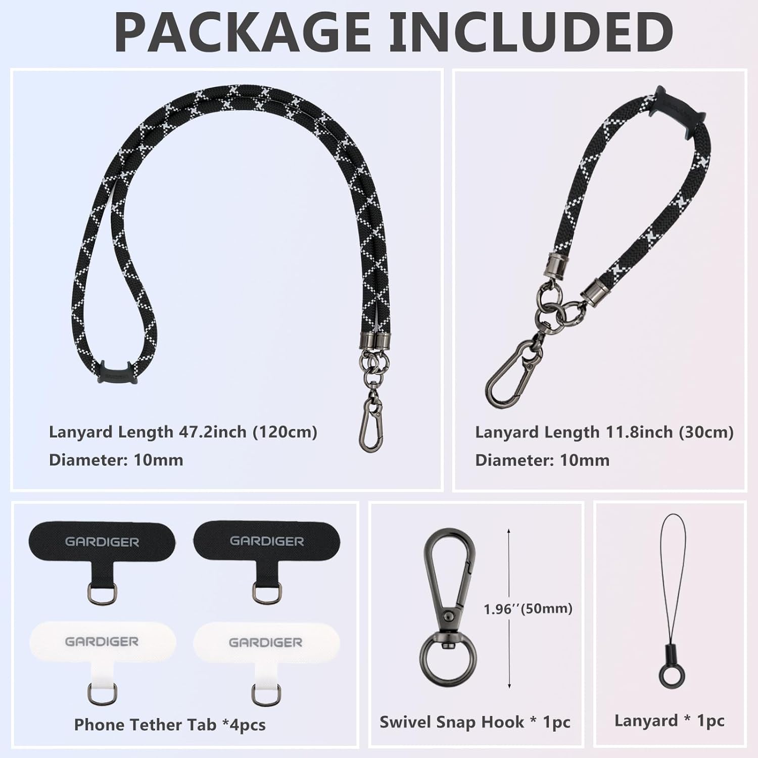 Cordón para teléfono, correa para teléfono, cordón de muñeca, cuello de hombro ajustable de nailon y cordón cruzado con parche para teléfono, cordón