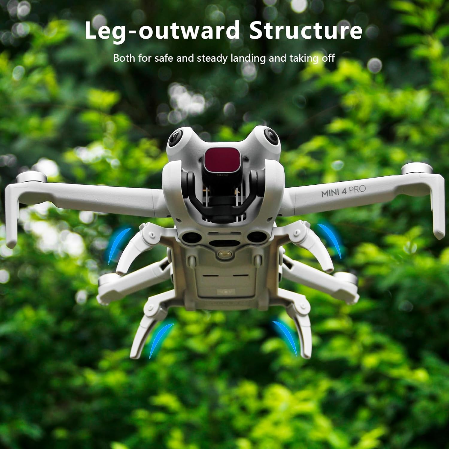 FPVtosky Tren de aterrizaje para DJI Mini 4 Pro Drone, DJI Mini 4 Pro Drone Spider Leg Kit de extensión plegable, accesorios DJI Mini 4 Pro Drone