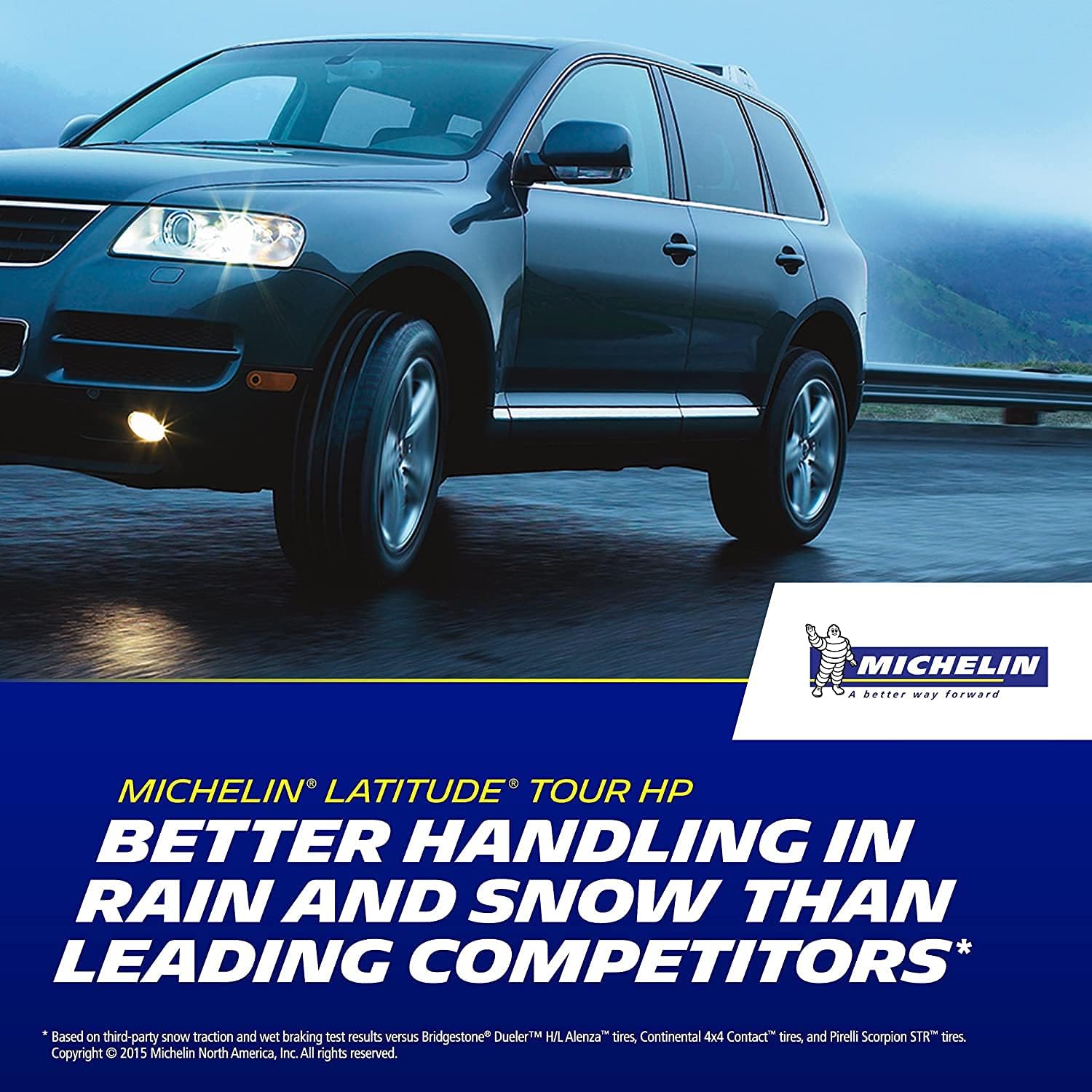 Michelin Latitude Tour HP – Neumático radial para todo el año para SUV y crossovers, 25555R18 105V