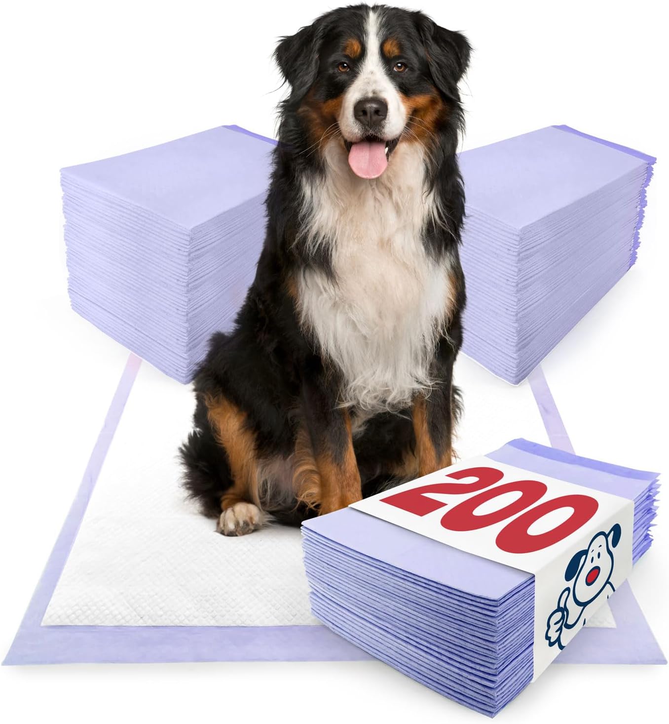 Plus Almohadillas para cachorros, extra grandes de 28 x 36 pulgadas, aroma a lavanda, paquete a granel de 200 unidades, almohadillas de primera