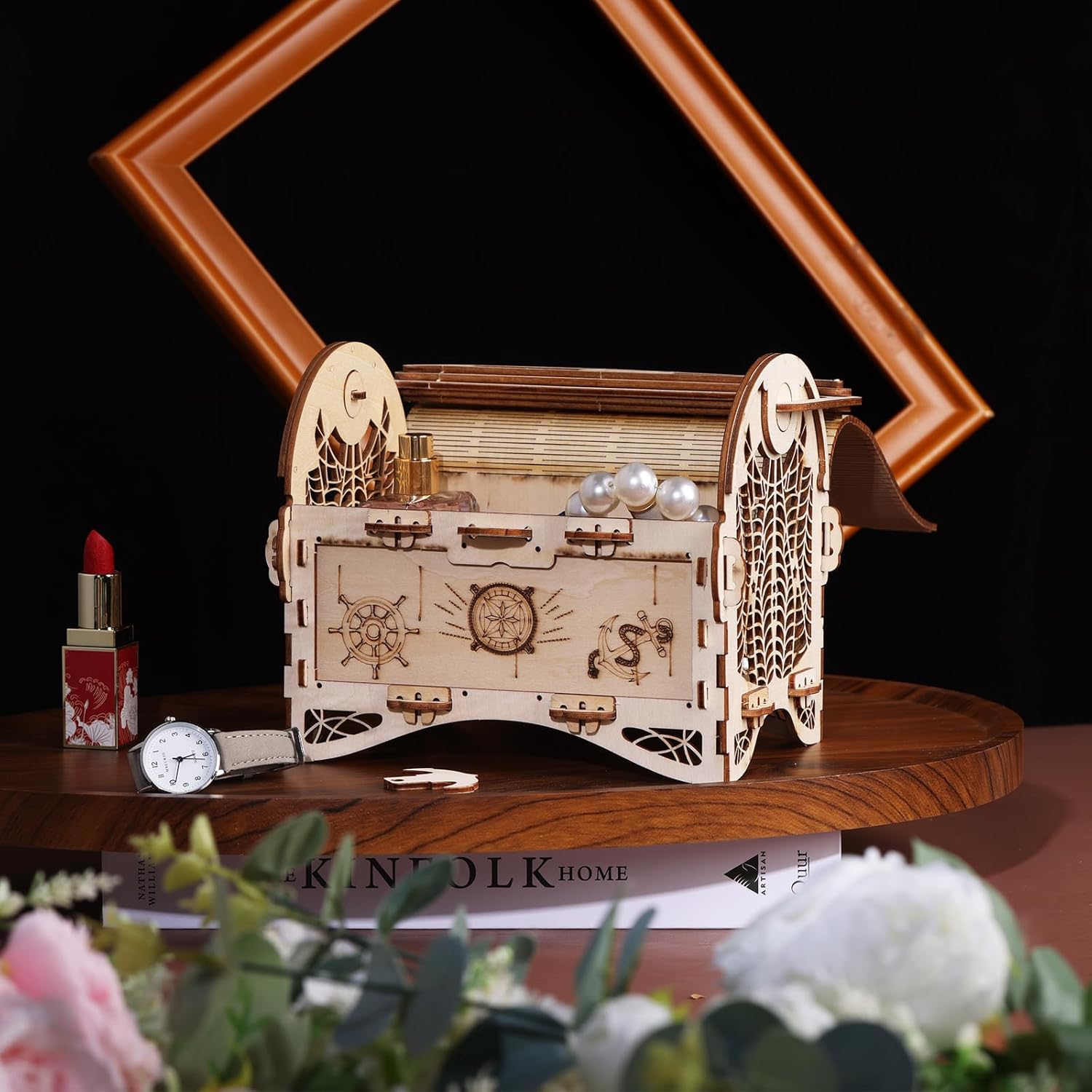 3D Wooden Puzzle for Adults, Educational Toys Jigsaw Puzzle DIY Model Kit with Rubber Motor Laser Cut Wooden Puzzle, Multi-Style, Self-Assembling