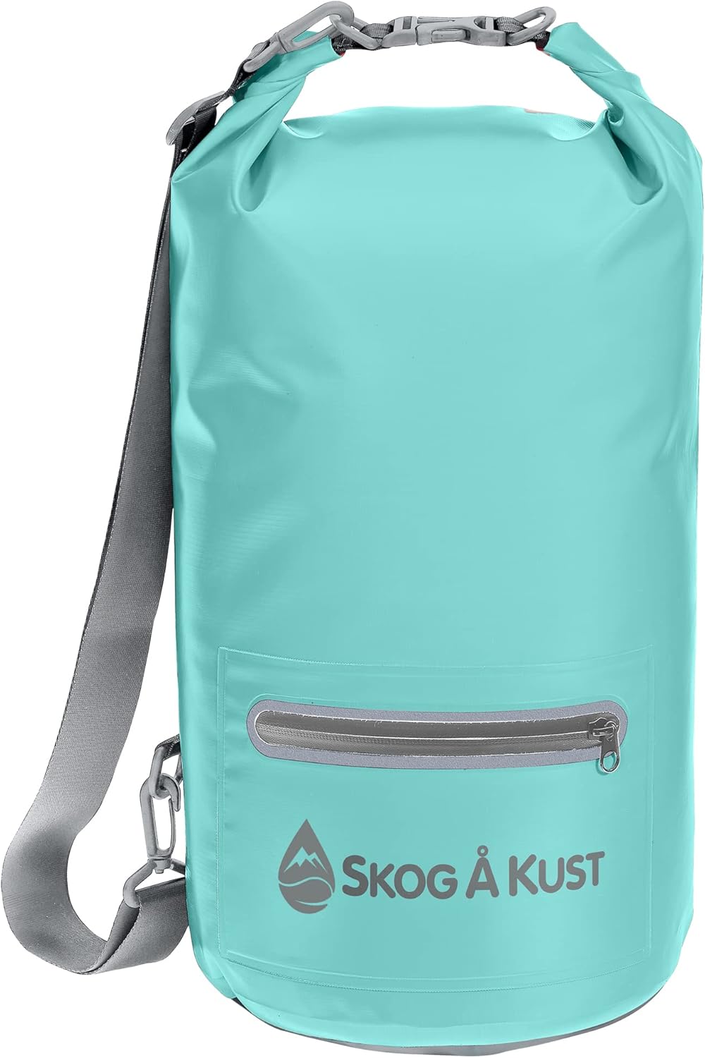 Skog Å Kust DrySåk – Bolsa seca impermeable con bolsillo exterior con cremallera, para kayak, rafting, navegar, natación, campamento, senderismo,