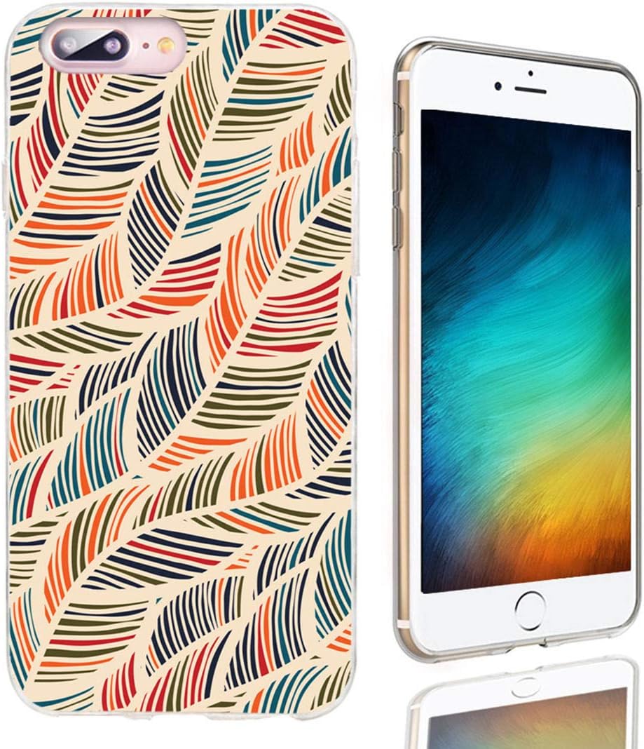 AKORAVO – Funda para iPhone 8 Plus, iPhone 7 Plus para mujeres, hombres y niñas, a prueba de golpes, antiarañazos, delgada, suave, funda protectora