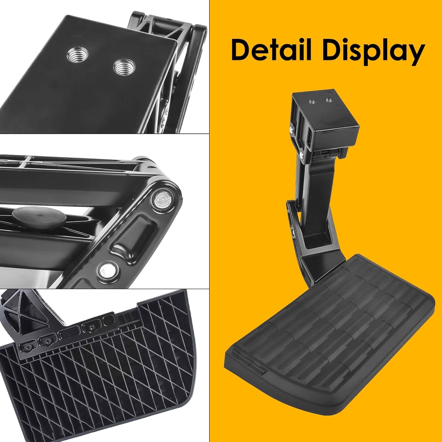 Escalón retráctil de aluminio para caja de camioneta Toyota Tundra plegable Step 2022 2023 Reemplazar Toyota PTS30-34000, 300 libras
