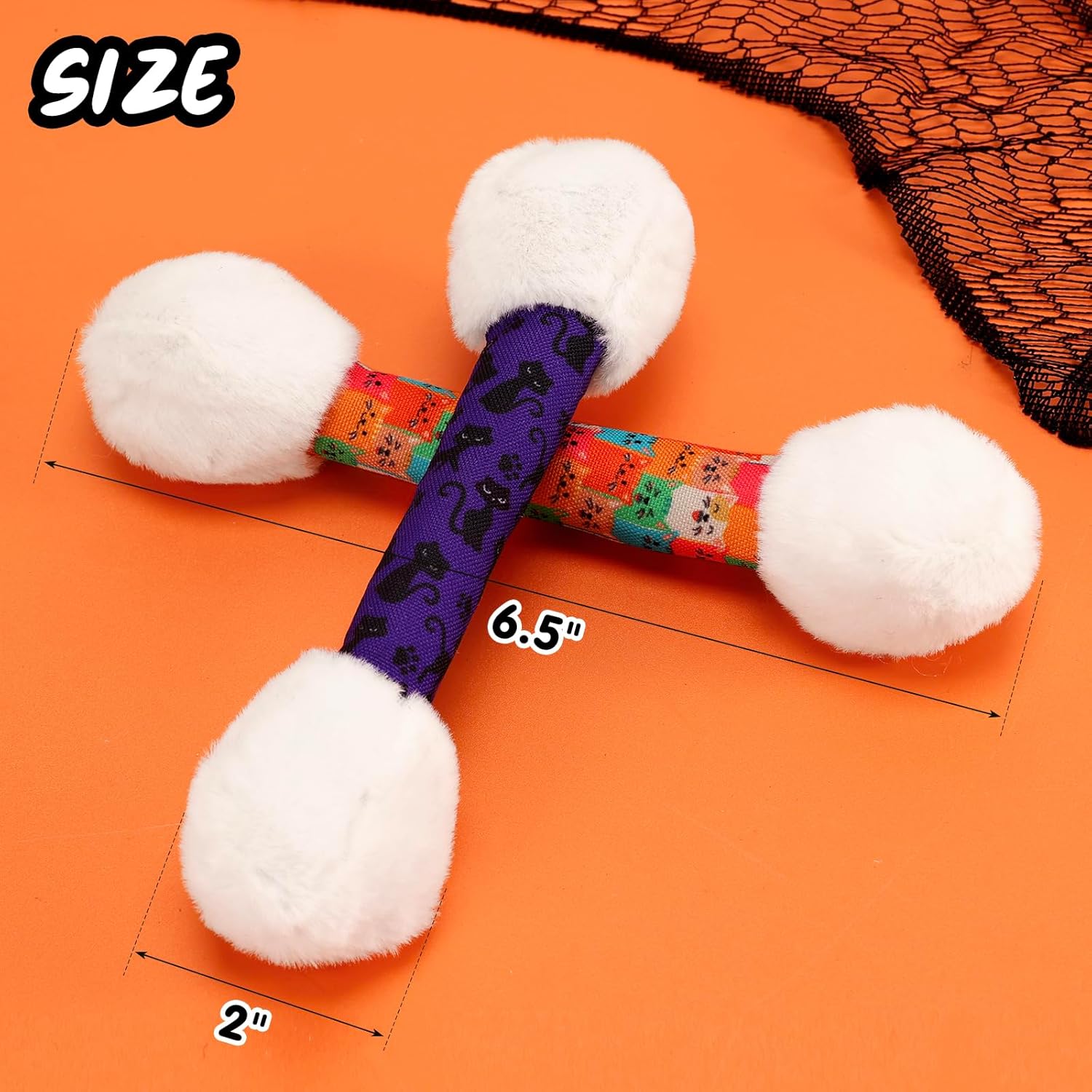 CiyvoLyeen 6 piezas de hisopos de hierba gatera, juguetes divertidos para masticar, rellenos de hierba gatera, dentición interactiva para gatos,