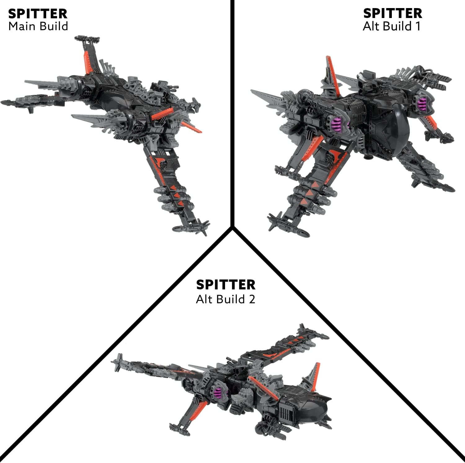 Komplex Spitter K.L.A.W Missile Cruiser – Construye para la batalla – 3 construcciones diferentes – A partir de 8 años
