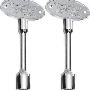 Llave de válvula universal para chimeneas de gas, llaves de chimenea de gas pulido para fogatas, se adapta a válvulas de bola de giro de 14 y 516 Llave de válvula universal para chimeneas de gas, llaves de chimenea de gas pulido para fogatas, se adapta a válvulas de bola de giro de 14 y 516