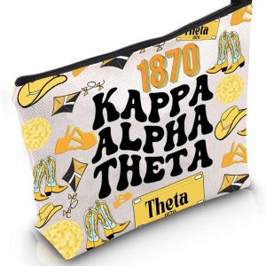 POFULL Theta Letras Griegas Regalo Hermandad Bolsa Cosmética Theta Regalo Parafernalia Griega POFULL Theta Letras Griegas Regalo Hermandad Bolsa Cosmética Theta Regalo Parafernalia Griega