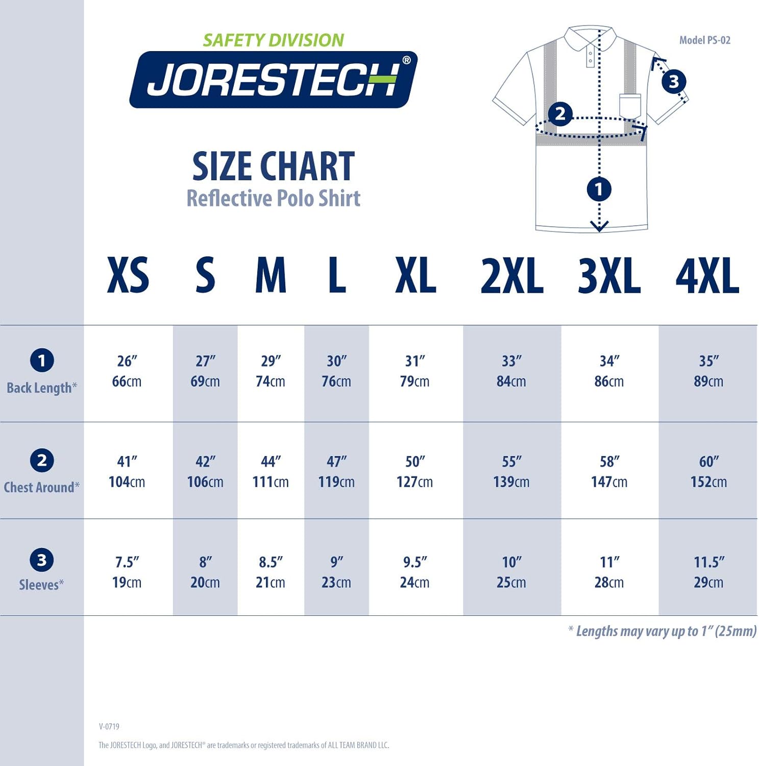 JORESTECH Polo de seguridad reflectante de alta visibilidad de manga corta compatible con ANSIISEA