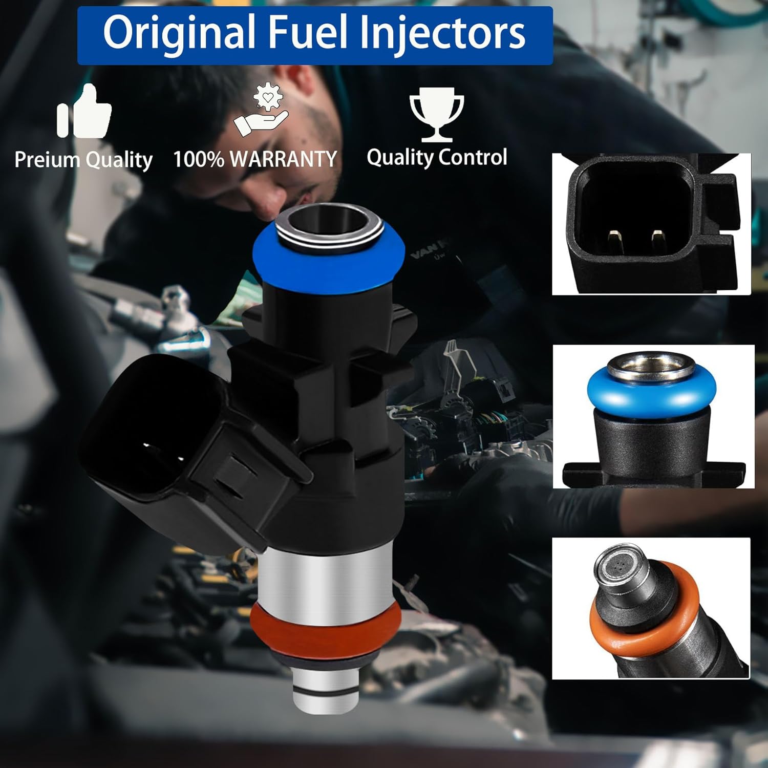 6 inyectores de combustible FJ1147 62410 para Jeep Grand Cherokee Wrangler, para-Ram ProMaster, para-Dodge Para-Chrysler 3.6L V6 2011-2019,