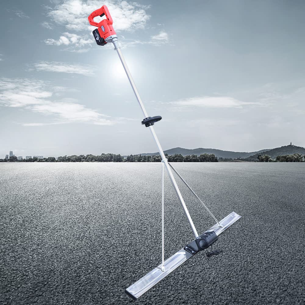 Regla de hormigón, herramienta de acabado de cemento inalámbrico eléctrico, herramienta de acabado de vibración con motor sin escobillas, batería de