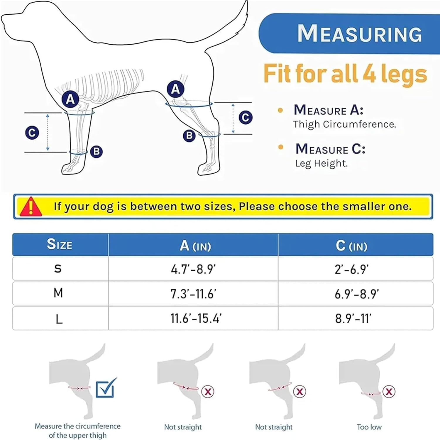 HVSun Rodillera para perro para pierna trasera y trasera, soporte para perro ACL CCL Lesión del ligamento cruzado dolor articular y dolor muscular