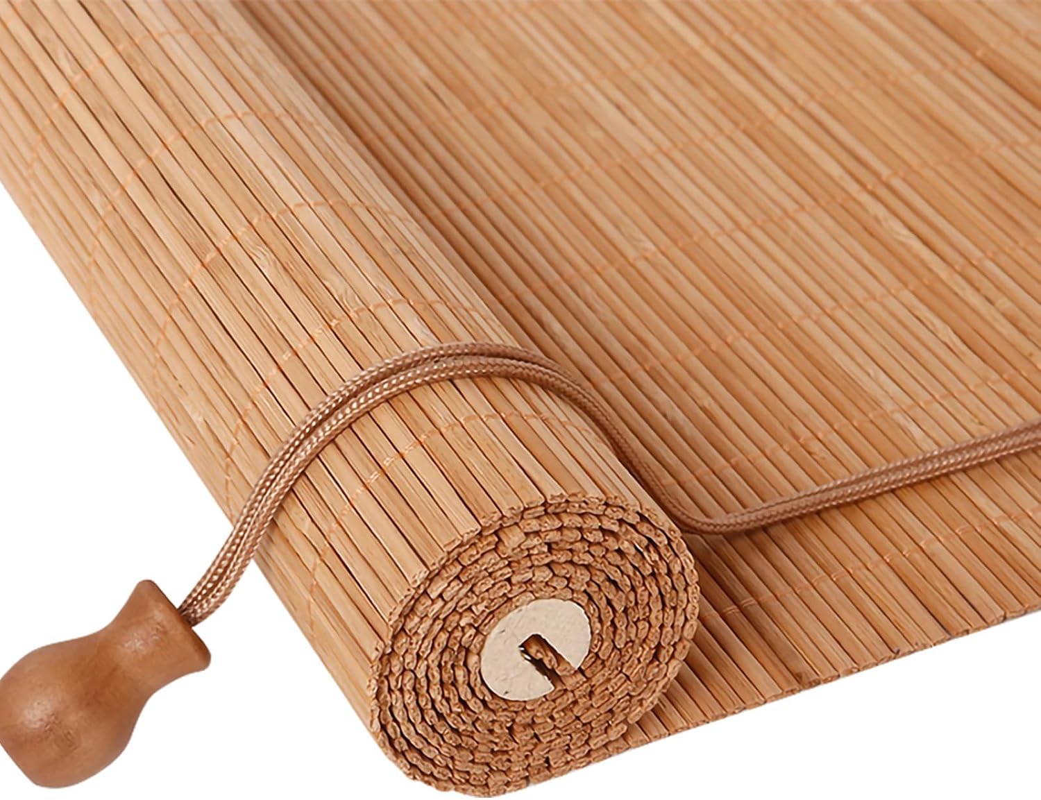 HIAPES Persianas de bambú, persianas de bambú para ventanas interiores, persianas de bambú para patio, persianas de bambú para ventanas, tamaño
