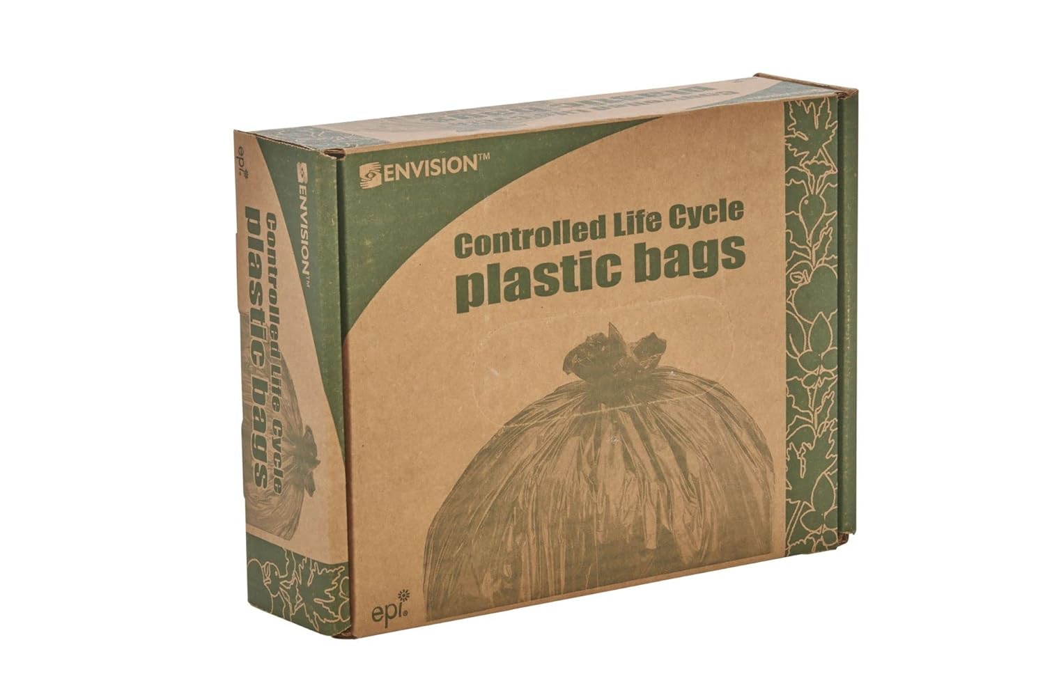 STOUT by Envision STOG3344B11 Bolsas de plástico controladas para ciclo de vida, 33 x 44 pulgadas, capacidad de 39 galones, grosor de 1.10 mil,