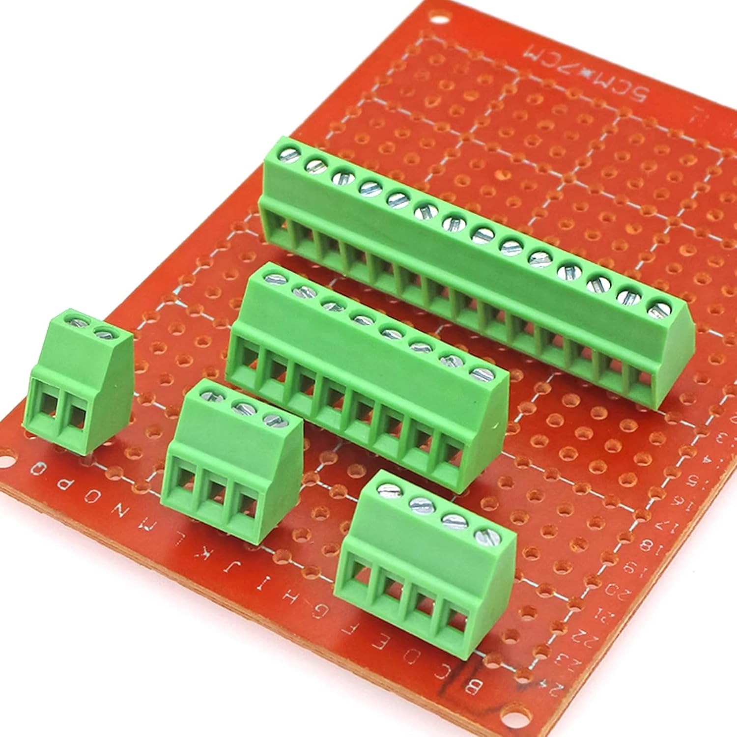 ATMLCOER 50 conectores de bloque de terminales de tornillo de montaje en PCB de paso de 0.100 in0.1 pulgadas 2P 3P 4P para Arduino y cables de