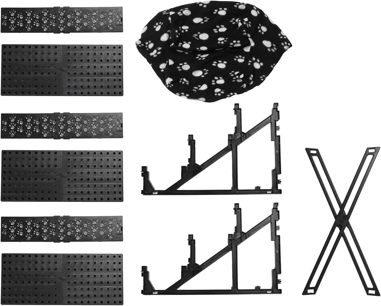 Escaleras para mascotas, escalera de escalada para mascotas, 3 niveles, portátil, antideslizante, escaleras extraíbles para perros y gatos