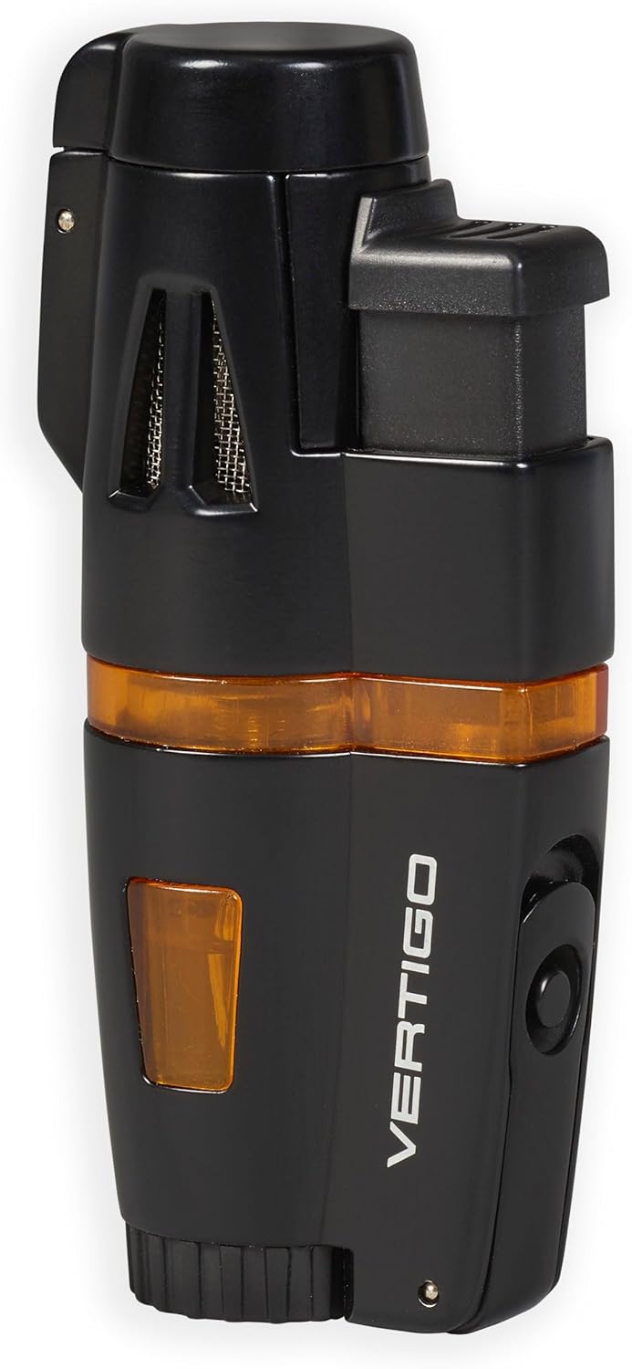 Vertigo Crusher Triple Torch Flame Lighter (Rojo)