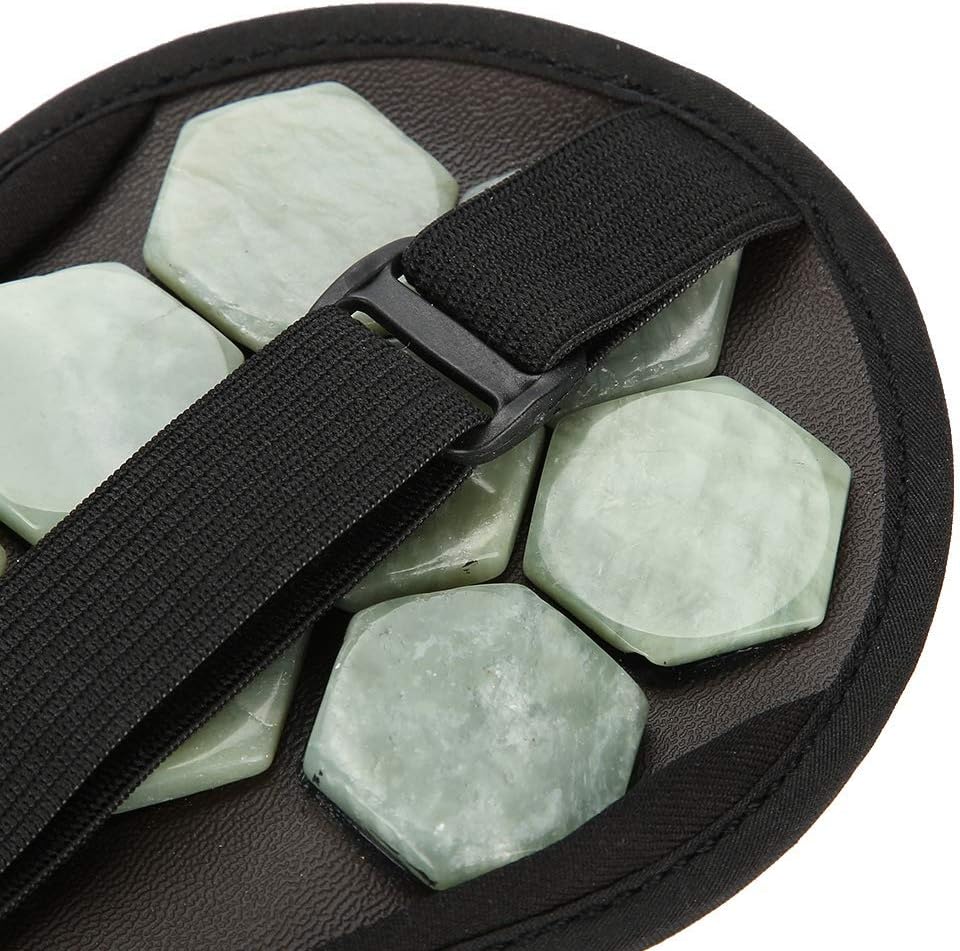 Máscara de ojos de piedra de jade, máscara magnética de germanio de piedra de jade, sombra de ojos para dormir, cuidado de la salud, máscara de ojos