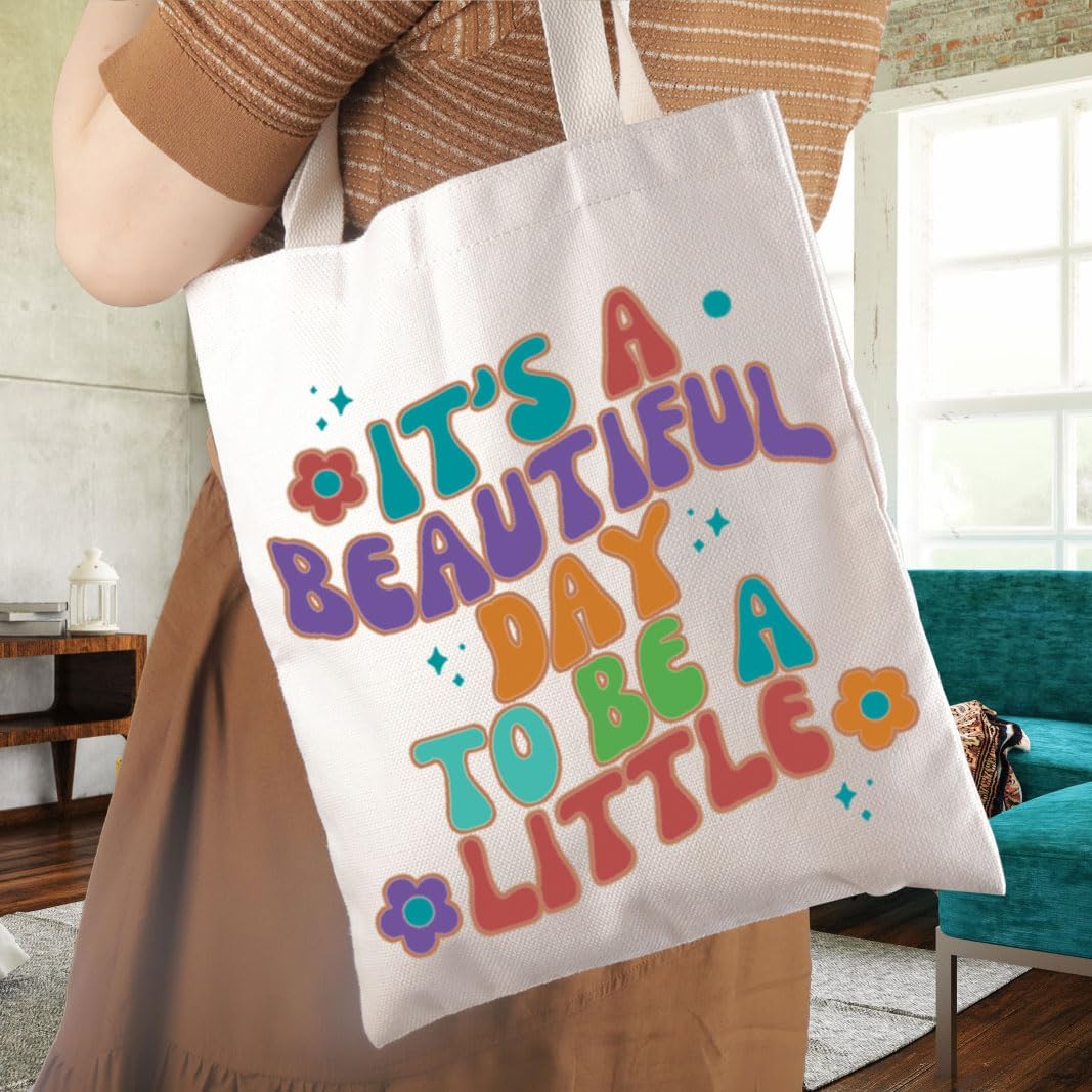 WCGXKO Sorority Big and Little Sister Gift It’s A Beautiful Day To Be A BigLittle Sister Bolsa de lona