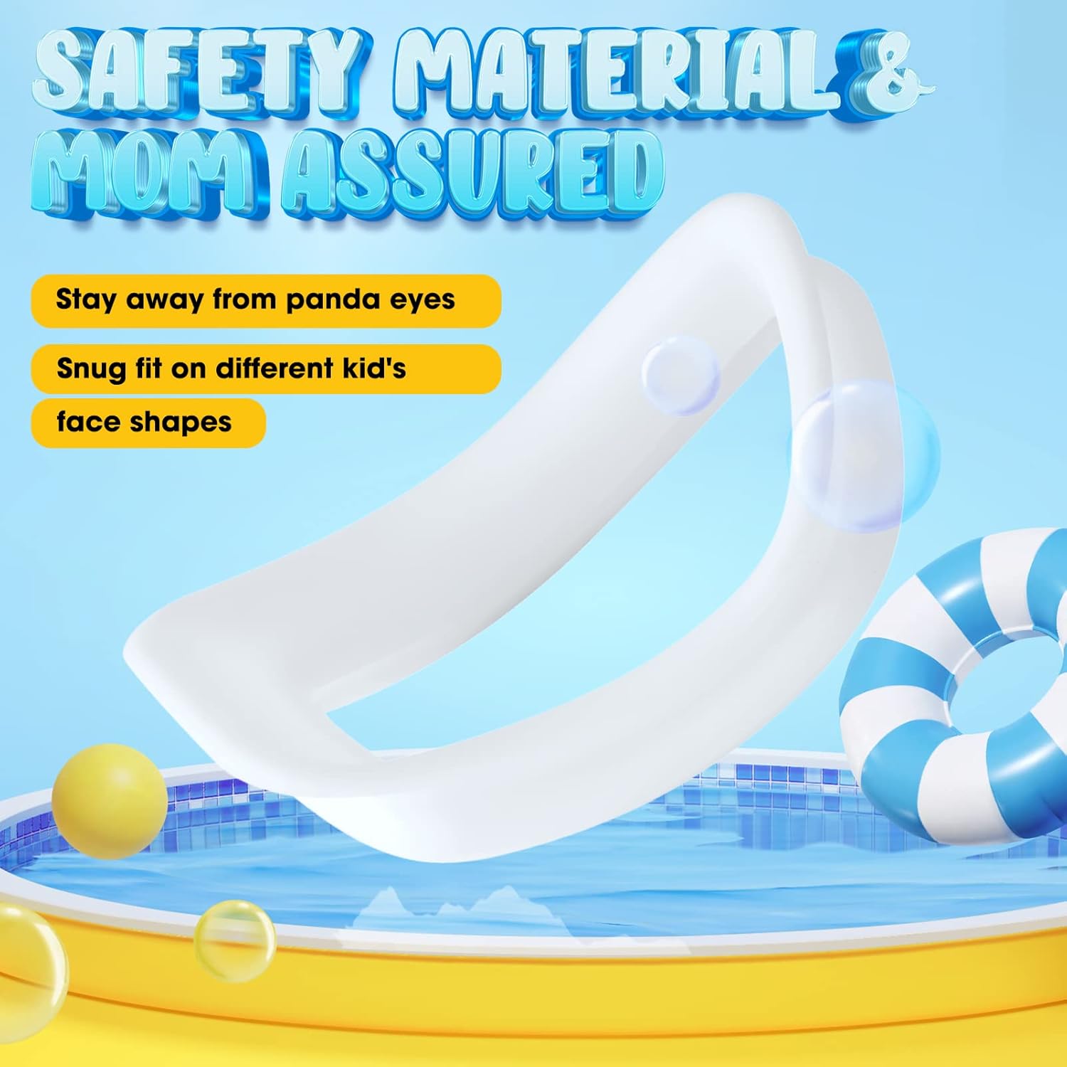 EasYoung Gafas de natación para niños, paquete de 2 gafas de natación para niños, adolescentes, niños y niñas de 4 a 16 años, gafas impermeables