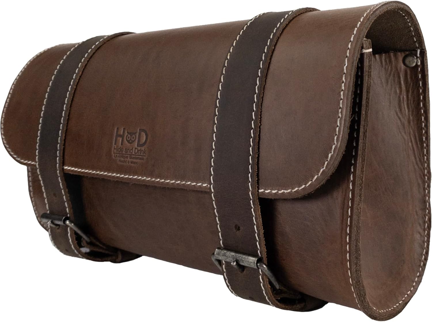Hide & Drink, Bolsa de manillar de motocicleta con 2 correas ajustables, organizador de herramientas, bolsa de motocicleta, bolsa de sillín para