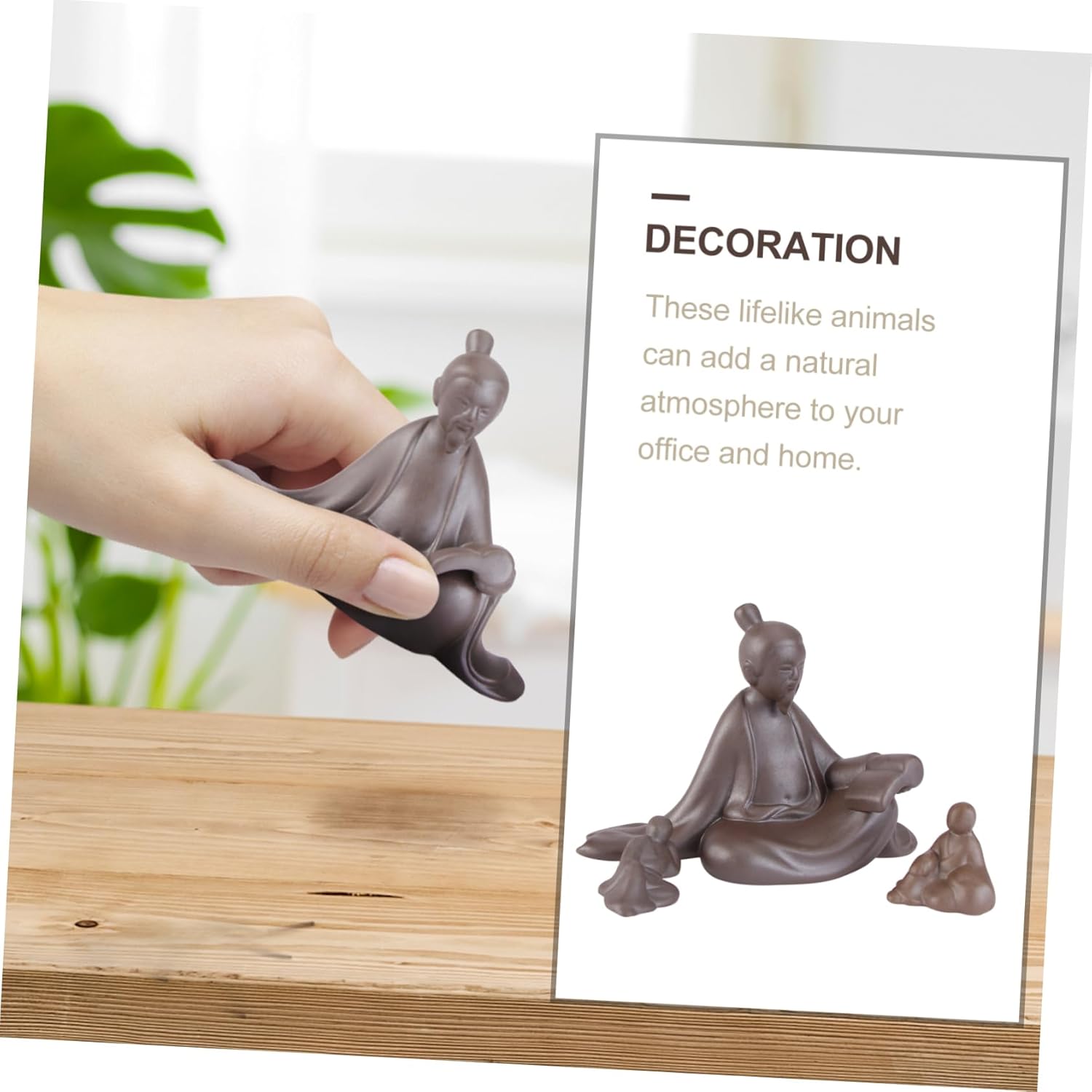 jojofuny 9 Pcs Ornaments Desktop Accessories Fishing Accessories Home Decor Decoraciones para Salas De Casa Cake Toppers Figurines Chinese Feng Shui