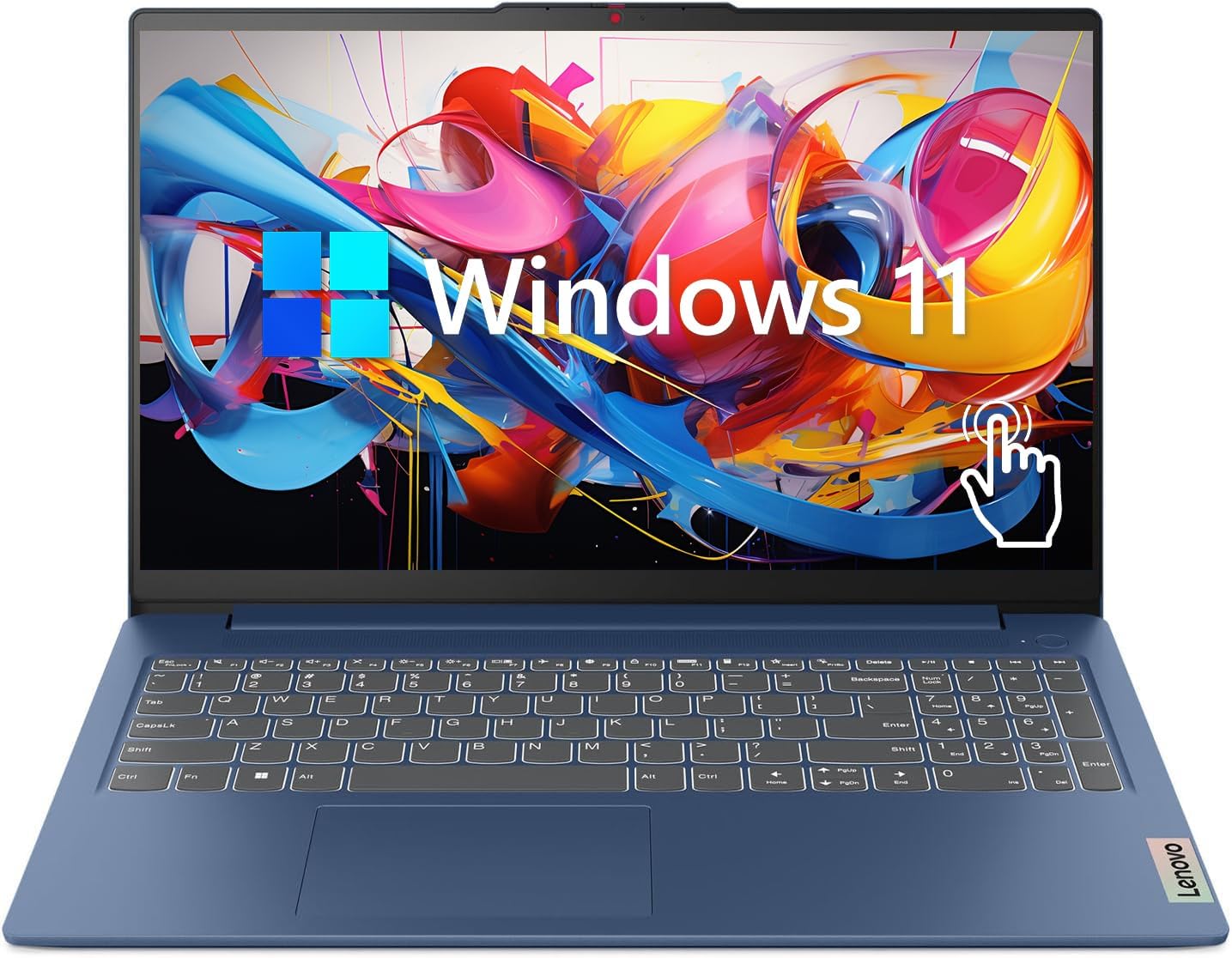 Lenovo IdeaPad 3 – Computadora portátil, pantalla táctil FHD de 15.6″, Intel Core i5-1155G7, 16 GB de RAM, 256 GB SSD, cámara web, HDMI, Wi-Fi 6,