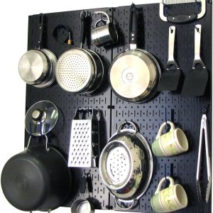 Wall Control paquete de panel perforado organizador de ollas y sartenes, 30-KTH-200 BBU Wall Control paquete de panel perforado organizador de ollas y sartenes, 30-KTH-200 BBU