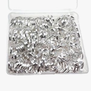 Llaveros pequeños de 0.47 pulgadas a granel, 200 anillos divididos para llaveros, manualidades y conectores de llavero de metal, accesorios de Llaveros pequeños de 0.47 pulgadas a granel, 200 anillos divididos para llaveros, manualidades y conectores de llavero de metal, accesorios de