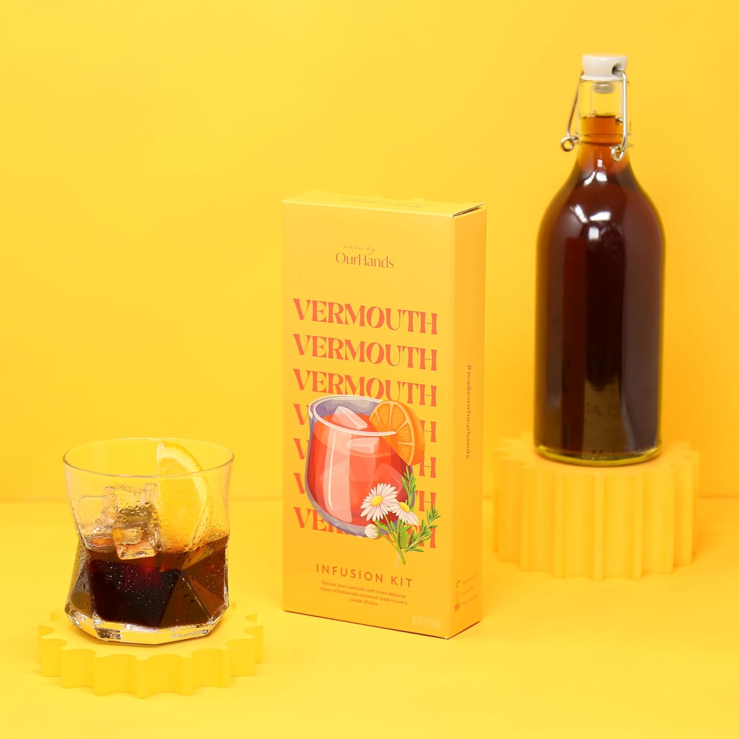 Kit de fabricación de vermut de OurHands – Haz tu propio vermut con ingredientes naturales para cócteles que cambian el juego