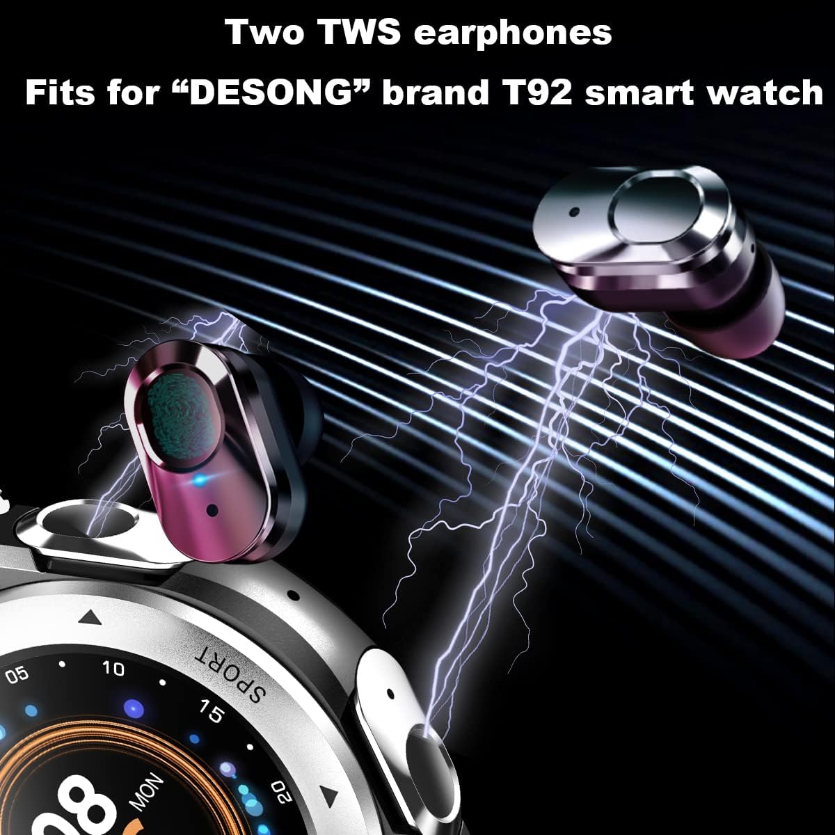 Auriculares izquierdo y derecho para DESONG T92