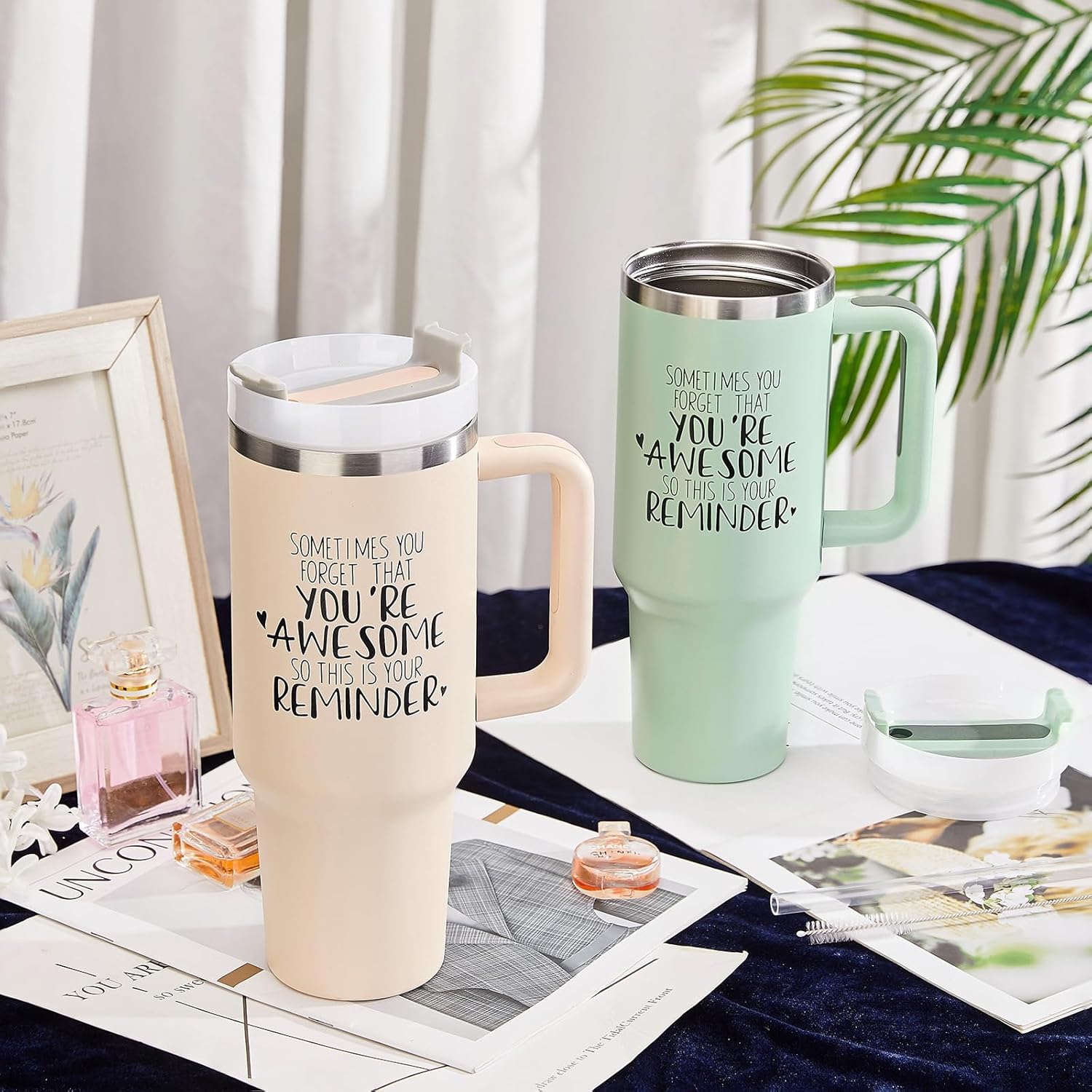 Regalos inspiradores para el día para mujeres, Sometimes You Forget You’re Awesome – Regalos de cumpleaños para mujeres, mamá, hermana, regalos de