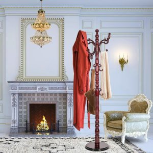 Zacammy Perchero de madera maciza independiente con 14 ganchos, para entrada, pasillo, árbol, dormitorio, perchero para sombreros, fácil montaje Zacammy Perchero de madera maciza independiente con 14 ganchos, para entrada, pasillo, árbol, dormitorio, perchero para sombreros, fácil montaje