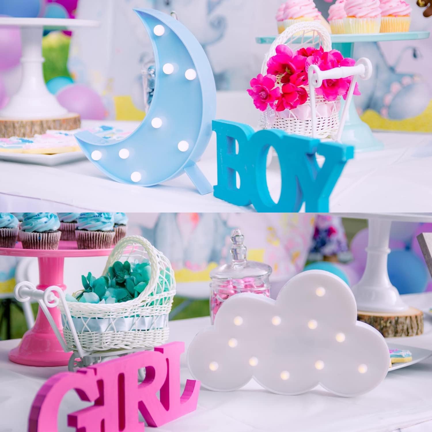 Clouds Night Light,Cute Baby Room Decoration Night Light, Party Party Shiny Decorative Ornament.