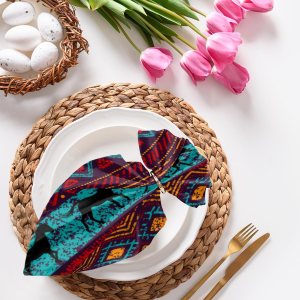 Cloth Napkins Set of 4 Ethnic Horse 20×20 Inch Cloth Napkins Aztec Pattern Washable Reusable Kitchen Dinner Napkins Table Decor for Wedding, Holiday Cloth Napkins Set of 4 Ethnic Horse 20×20 Inch Cloth Napkins Aztec Pattern Washable Reusable Kitchen Dinner Napkins Table Decor for Wedding, Holiday