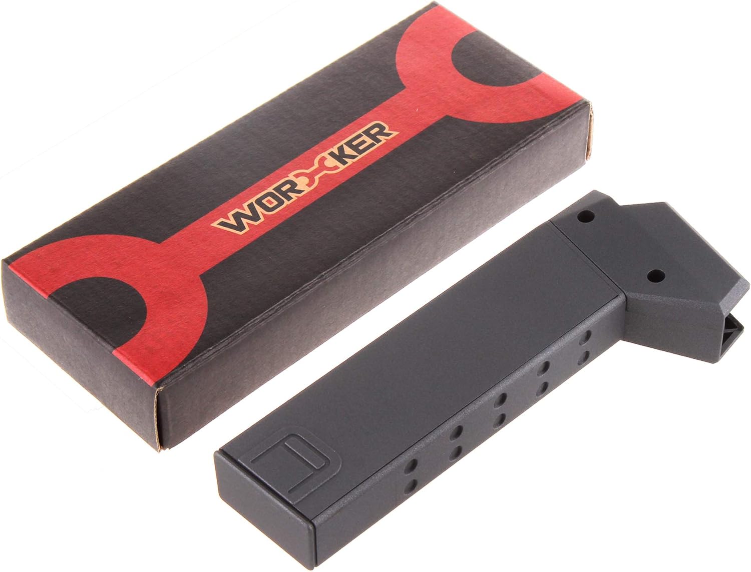 WORKER Mod Magazine Kits de decoración Quick Pull Assit para Nerf Stryfe 6-Darts Clip Toy Color Negro